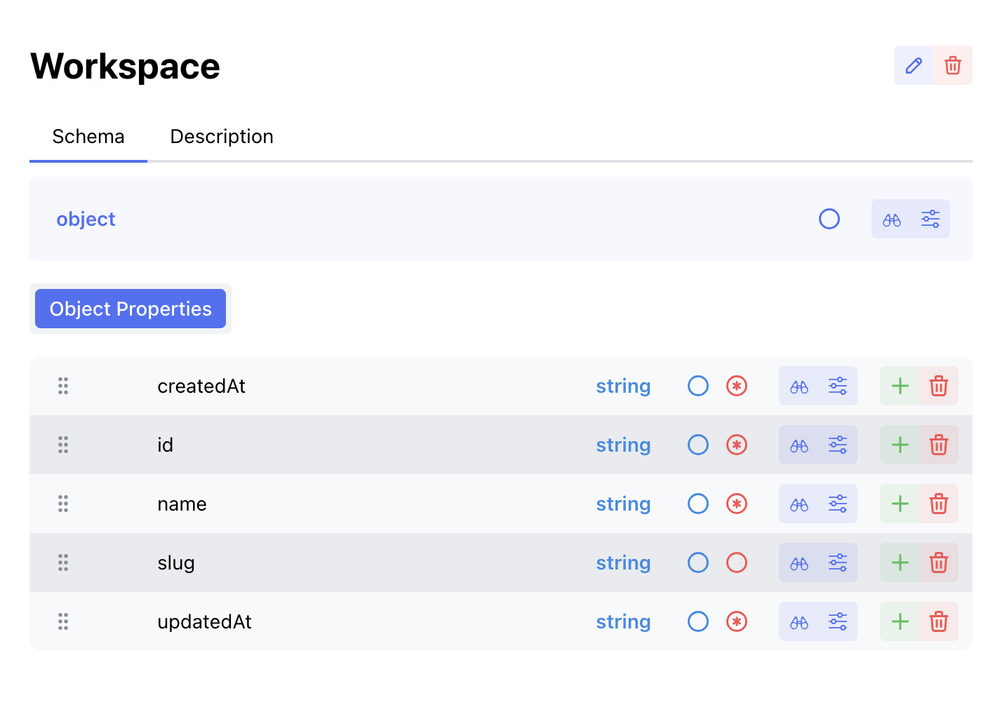 Restly schema editor screenshot